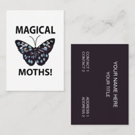 Tarjeta De Visita Moisés mariposa mágica