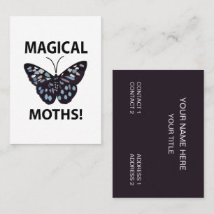 Tarjeta De Visita Moisés mariposa mágica