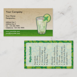 Tarjeta De Visita Mojito Business Card