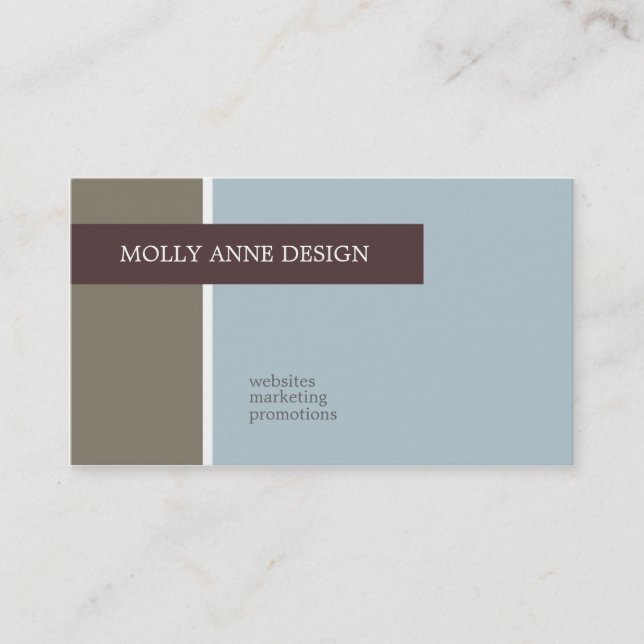 Tarjeta De Visita Molly Anne Business Cards (Anverso)