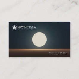 Tarjeta De Visita Momentos de bombilla de luz