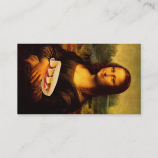 Tarjeta De Visita Mona Lisa ama a Panini