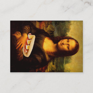 Tarjeta De Visita Mona Lisa ama a Panini