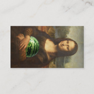 Tarjeta De Visita Mona 'Melona' Lisa ama a las sandías dulces
