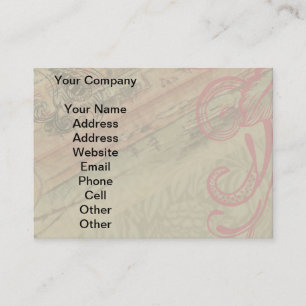 Tarjeta De Visita Mónaco Fancy Vintage Riviera Francesa Francia