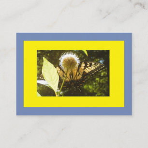 Tarjeta De Visita Monarca amarilla