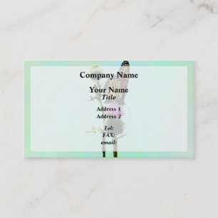 Tarjeta De Visita Monarca sobre el cardo