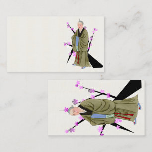 Tarjeta de visita monje budista