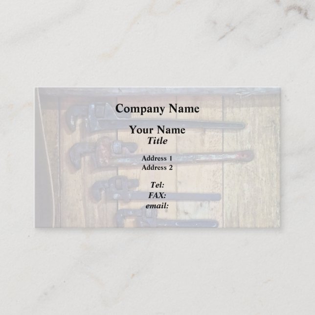 Tarjeta De Visita Monkey Wrenches (Anverso)