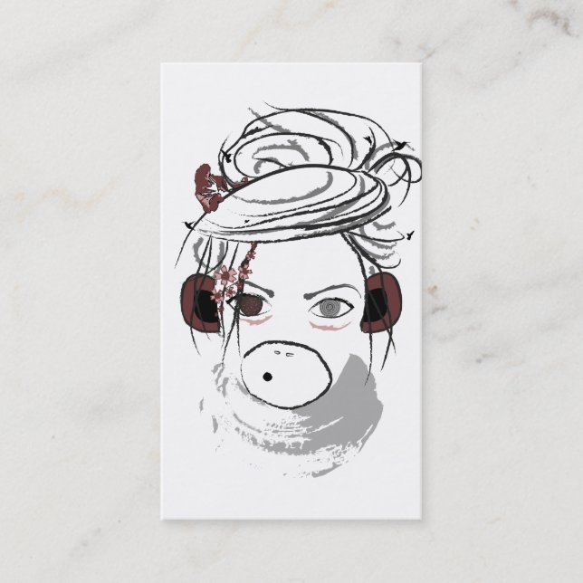 Tarjeta De Visita mono. (Anverso)