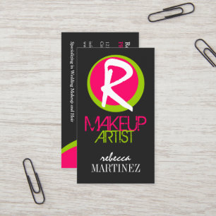 Tarjeta De Visita Monogra intrépido y colorido
