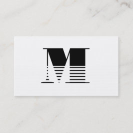 Tarjeta De Visita Monograma