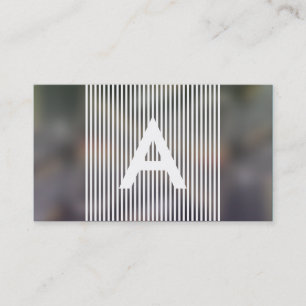 Tarjeta De Visita monograma apretado