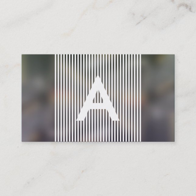 Tarjeta De Visita monograma apretado (Anverso)