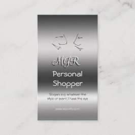 Tarjeta De Visita Monograma, Comprador personal, Cabezas de conversa