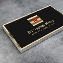 Monograma de construcción profesional con marco de