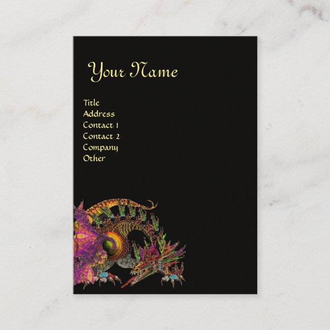 Tarjeta De Visita Monograma de DRAGO (Anverso)