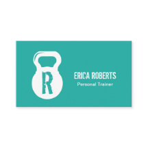 Monograma de entrenador personal de fitness turque