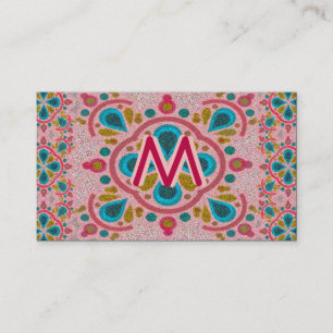 Tarjeta De Visita Monograma de la mandala