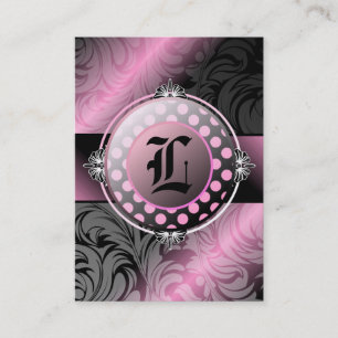 Tarjeta De Visita monograma de la melaza 311-Luscious