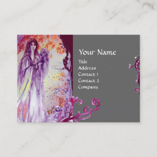 TARJETA DE VISITA MONOGRAMA DE LA REINA GUINEVERE