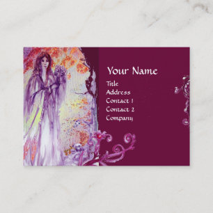 TARJETA DE VISITA MONOGRAMA DE LA REINA GUINEVERE