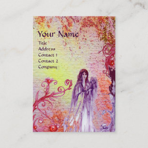 TARJETA DE VISITA MONOGRAMA DE LA REINA GUINEVERE