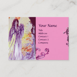 TARJETA DE VISITA MONOGRAMA DE LA REINA GUINEVERE