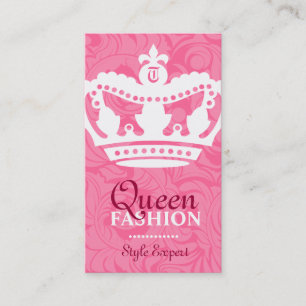 Tarjeta De Visita monograma de las costuras 311-Crown