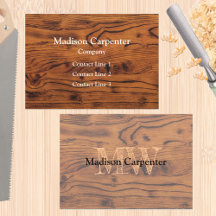 Monograma de madera quemada marrón rústica vintage