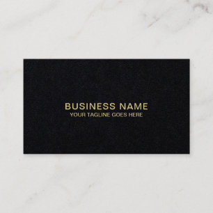 Tarjeta De Visita Monograma de oro negro Moda de lujo elegante moder