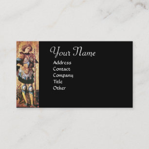 Tarjeta De Visita Monograma de SAINT GEORGE y DRAGON