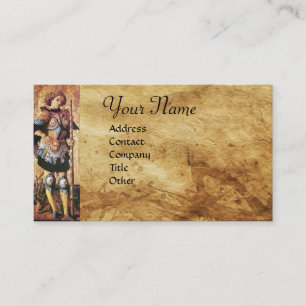 Tarjeta De Visita Monograma de SAINT GEORGE y DRAGON