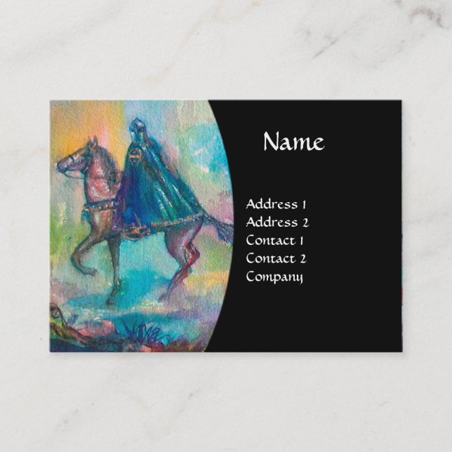 Tarjeta De Visita Monograma de TEMPTACIÓN (Anverso)