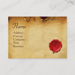 Tarjeta De Visita Monograma del PARCHE DE ANTIGÜEDADES DE LA CERRADU