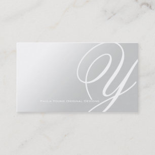Tarjeta De Visita Monograma elegante moderno A