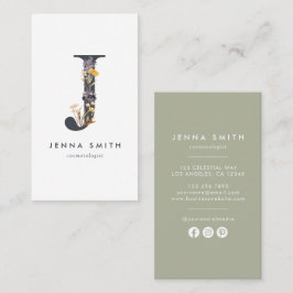 Tarjeta De Visita Monograma J