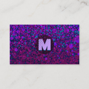 Tarjeta De Visita Monograma moderno