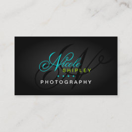 Tarjeta De Visita Monograma moderno