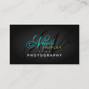 Tarjeta De Visita Monograma moderno