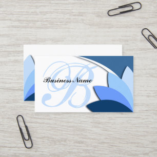 Tarjeta De Visita Monograma moderno elegante