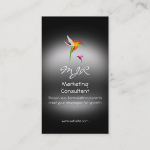 Tarjeta De Visita Monograma, perito en comercialización,