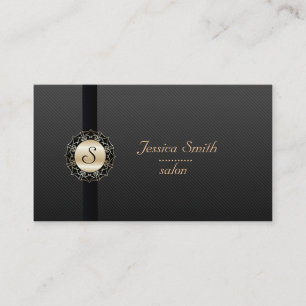Tarjeta De Visita Monograma plano elegante y proffesional