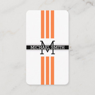 Tarjeta De Visita Monograma profesional Bandas de tango de mango mod