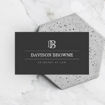 Monograma profesional Gris oscuro