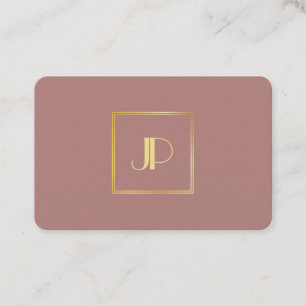 Tarjeta De Visita Monograma profesional profesional moderno elegante