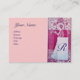 TARJETA DE VISITA MONOGRAMA RESTAURANTE