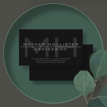 Monogramado masculino, gris y negro