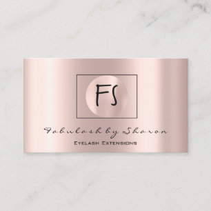 Tarjeta De Visita Monogramas subiós Blogger del logotipo del