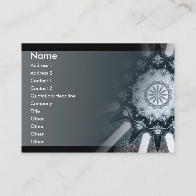 Tarjeta De Visita MonoTribe bigBusiness Card (Anverso)